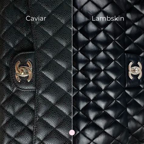 chanel replica leather|chanel calfskin vs lambskin.